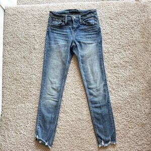 Flying Monkey Jeans Women's 24 Blue Light Wash Stretch Skinny Jeans